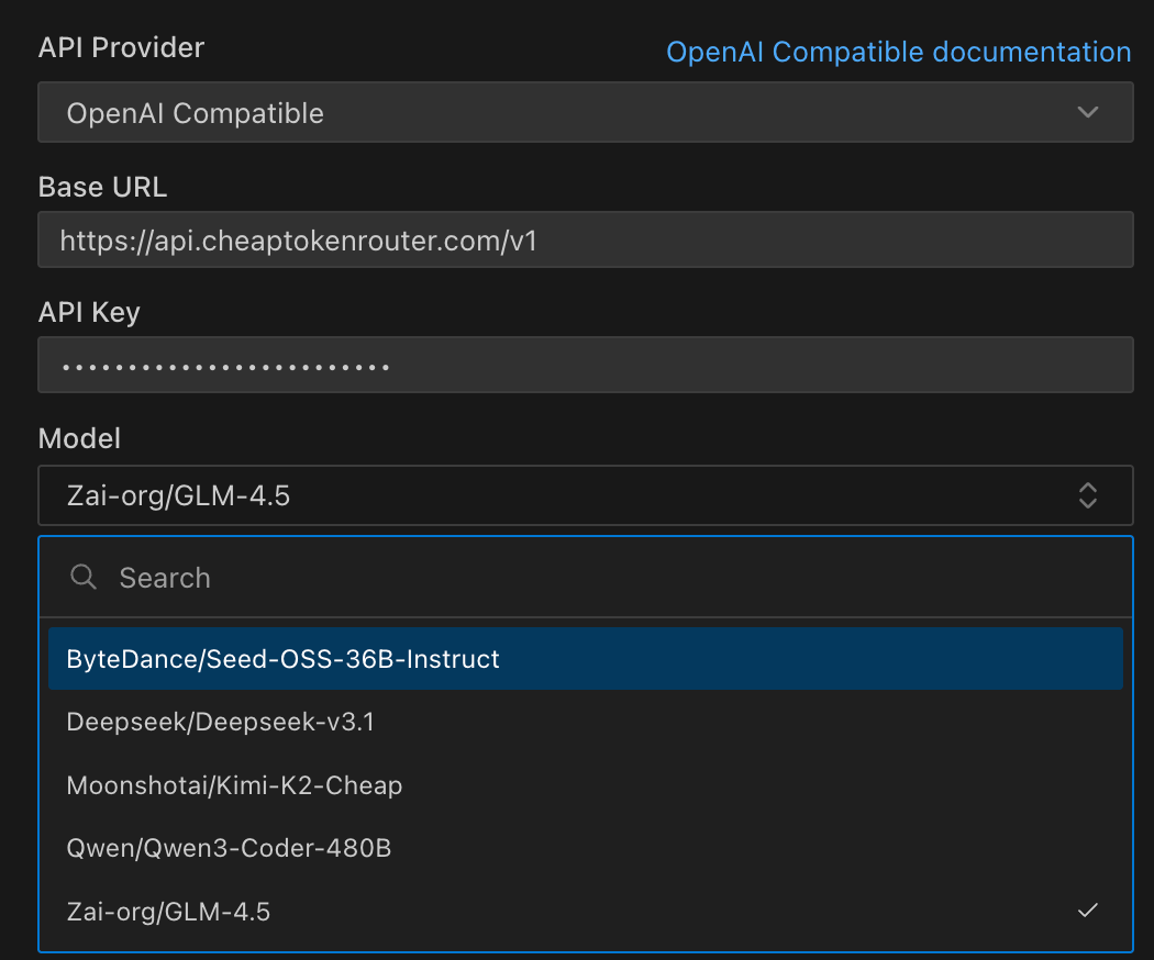 Configure Model